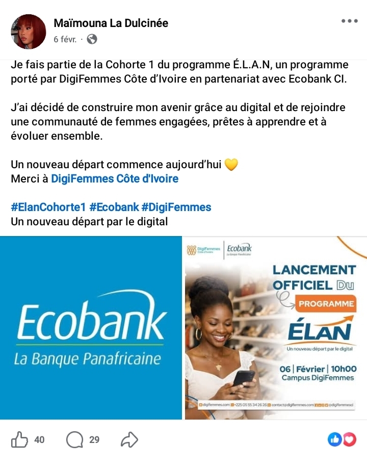 Témoignage participante